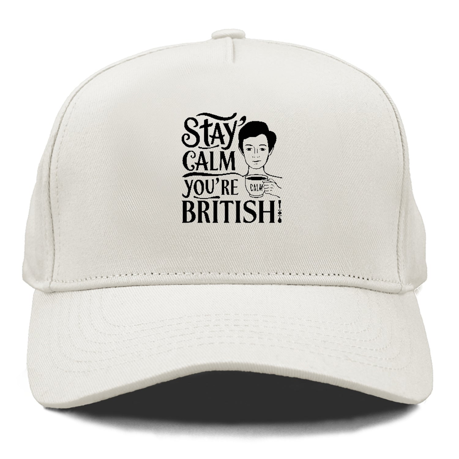 stay calm you're british Hat