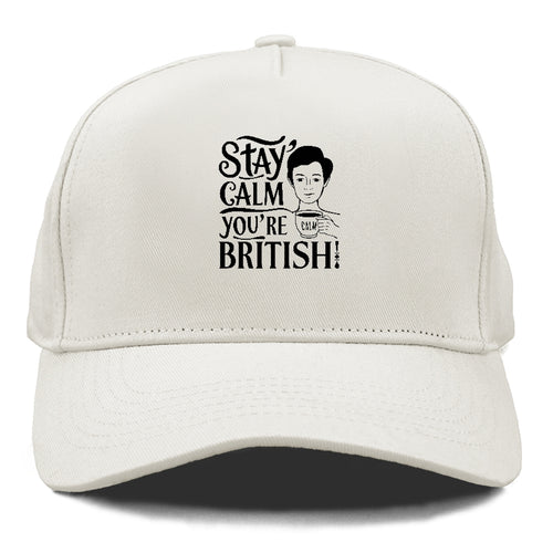 Stay Calm You're British Cap