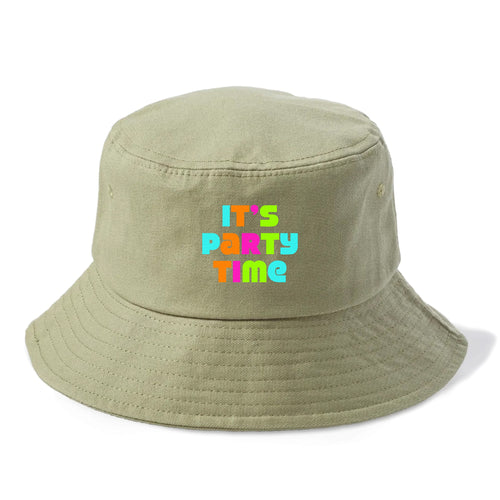 Retro 80s It's Party Time Bucket Hat