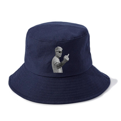 Anthony Bourdain Middle Finger Bucket Hat
