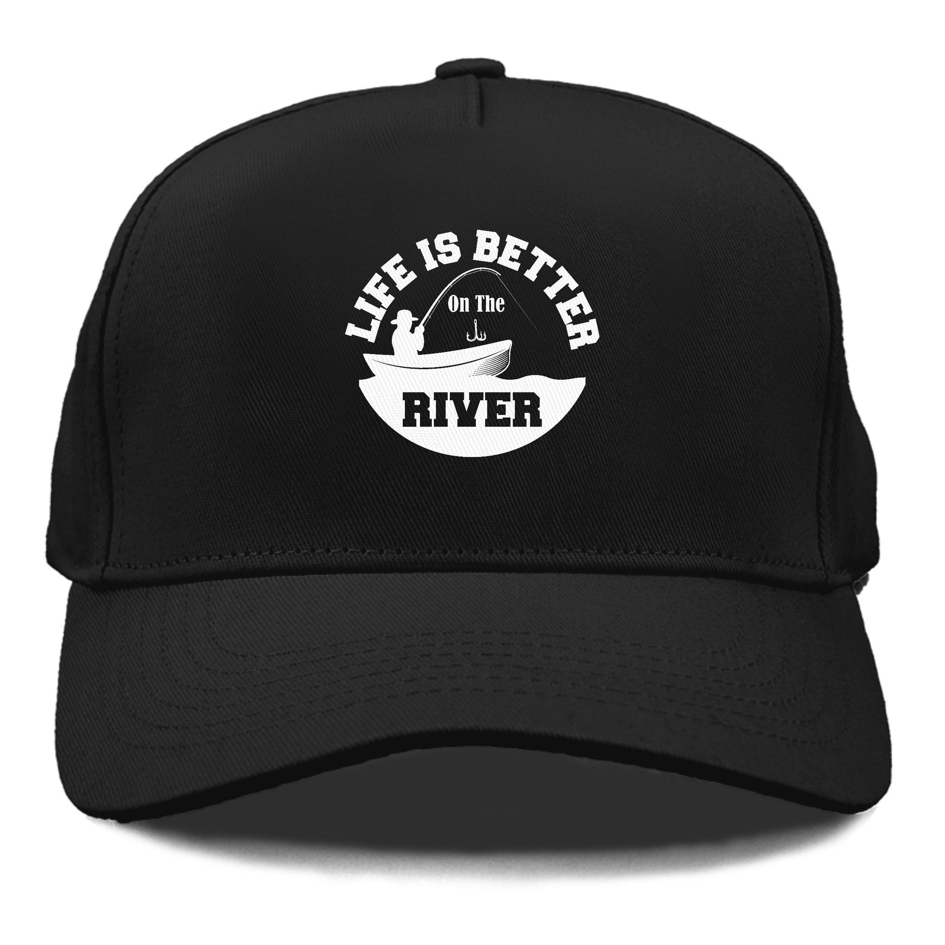 life is better on the river Hat