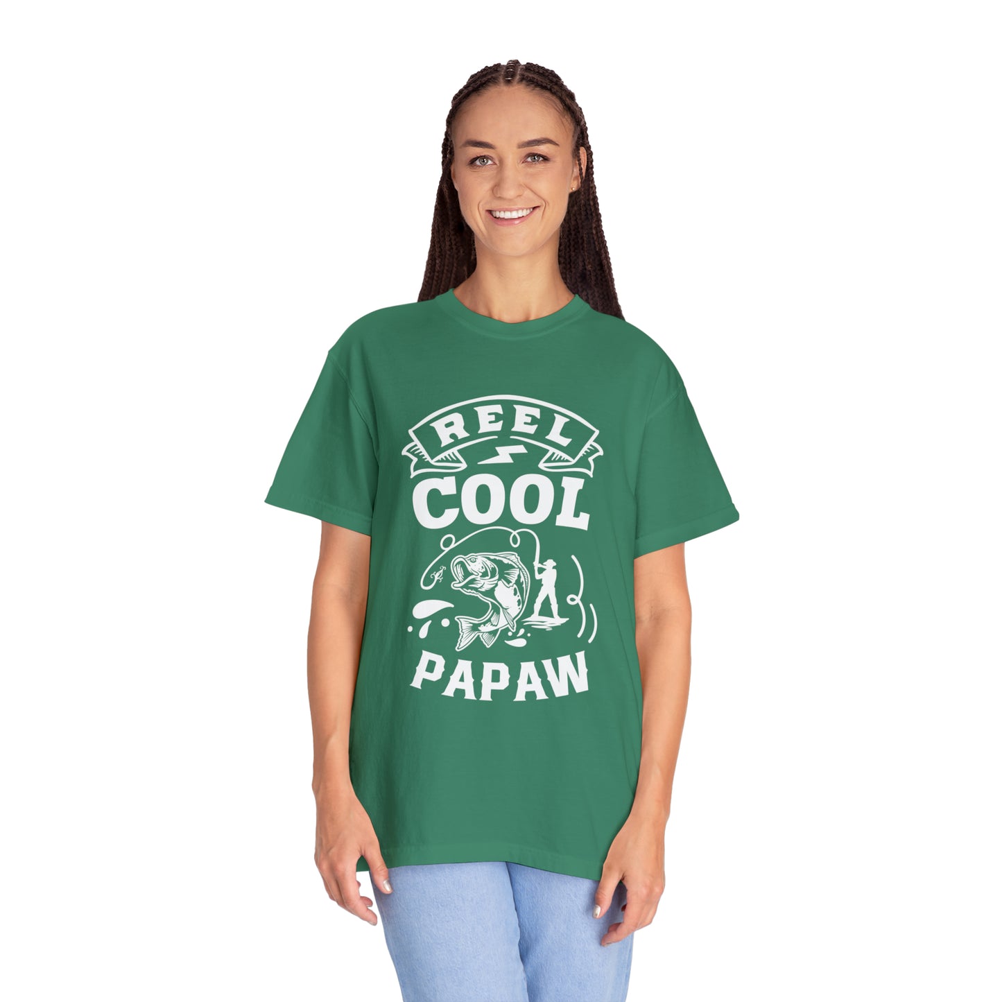 "Reel Cool Papaw: Embrace the Outdoors with Style" T-Shirt