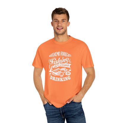 Cast and Cheers: Fishing Forecast Weekend T-shirt