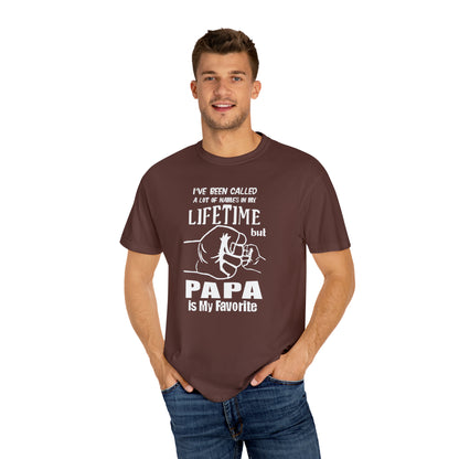 Cherished Title: The Papa T-Shirt for Grandfathers and Father Figures