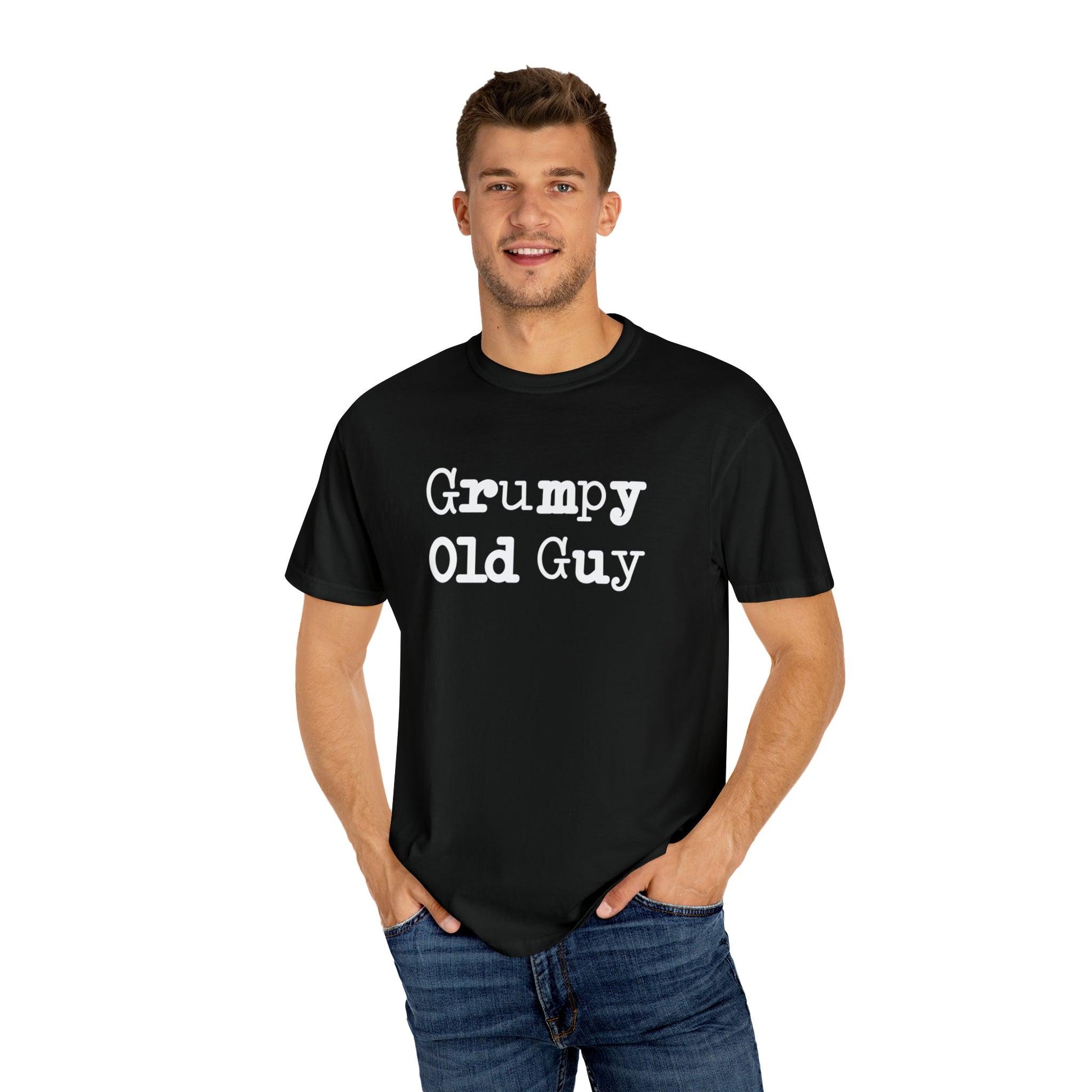 Vintage Charm: The Humorous 'Grumpy Old Man' T-Shirt - Pandaize