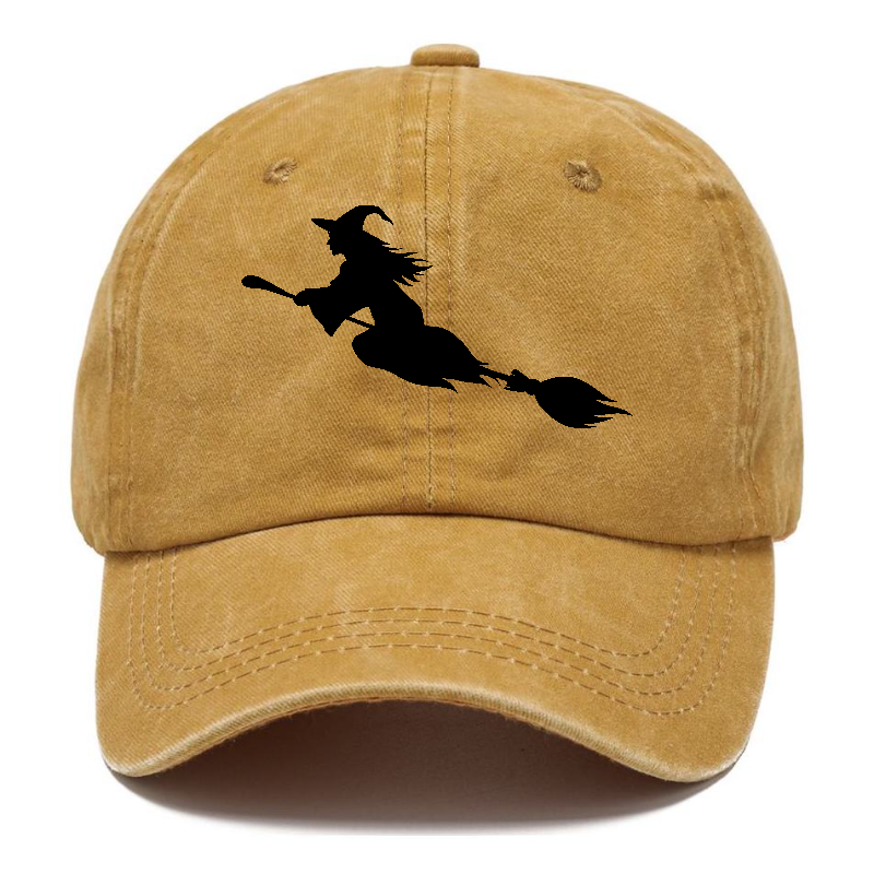 Witch On Broom 1 Hat