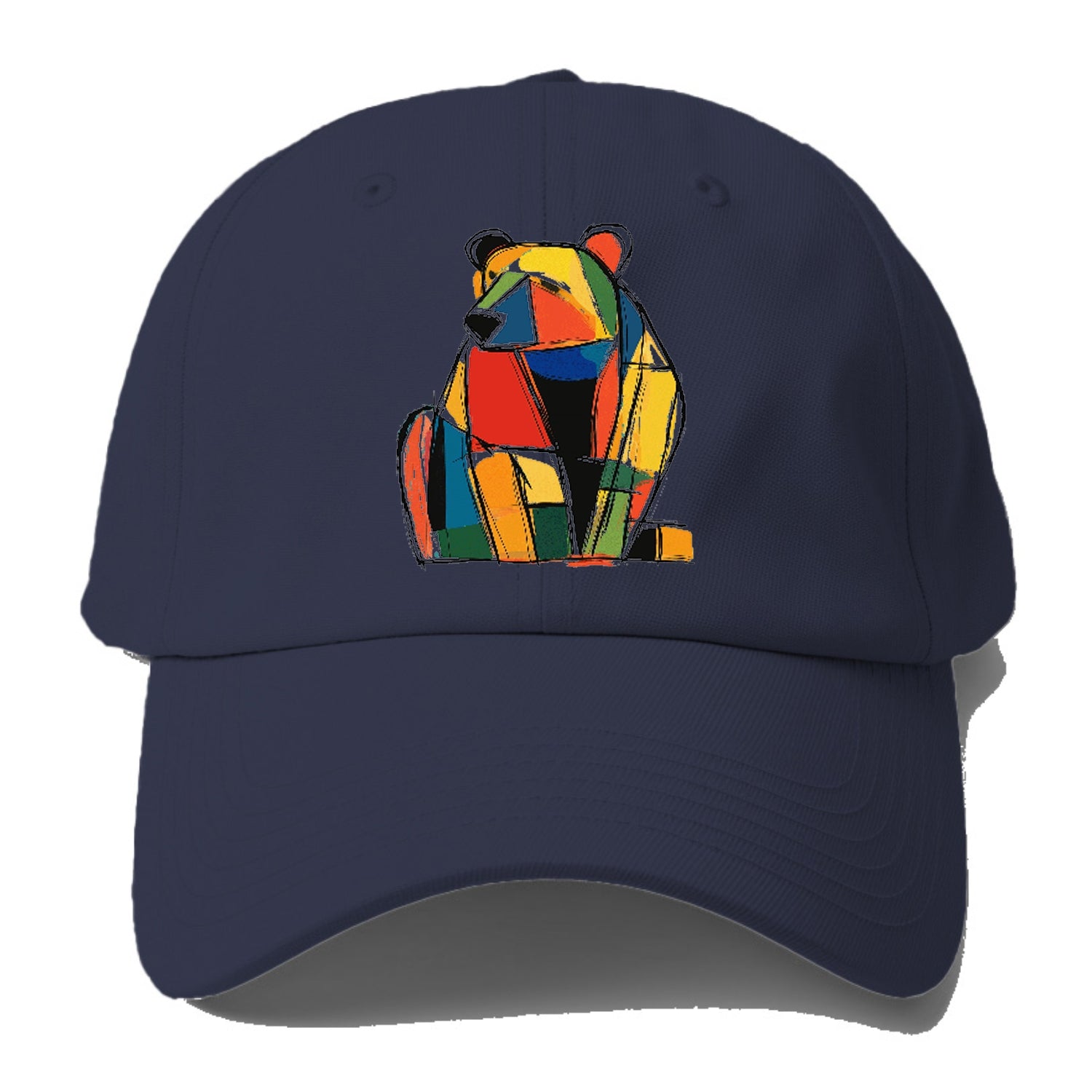 Colorful Abstract Bear Hat