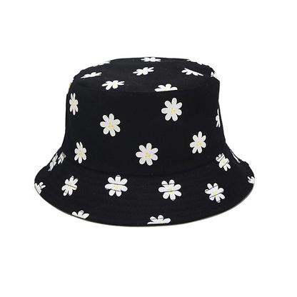 Pandaize Sombrero de cubo reversible con estampado unisex de doble cara 