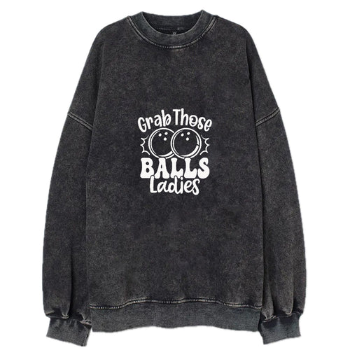 Empowerment On The Lanes: Strike With Confidence In Bowling Ball Beauty Vintage Sweatshirt