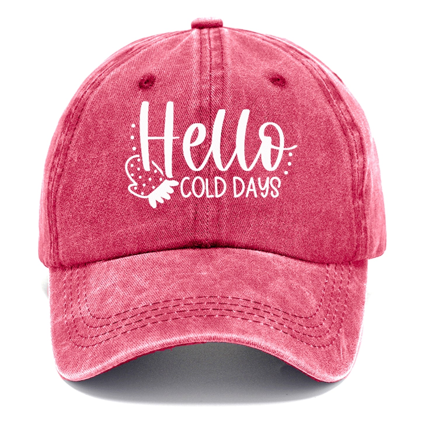 hello cold days Hat