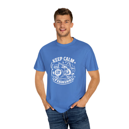 Stay Calm and Cast Your Line - Camiseta de pesca