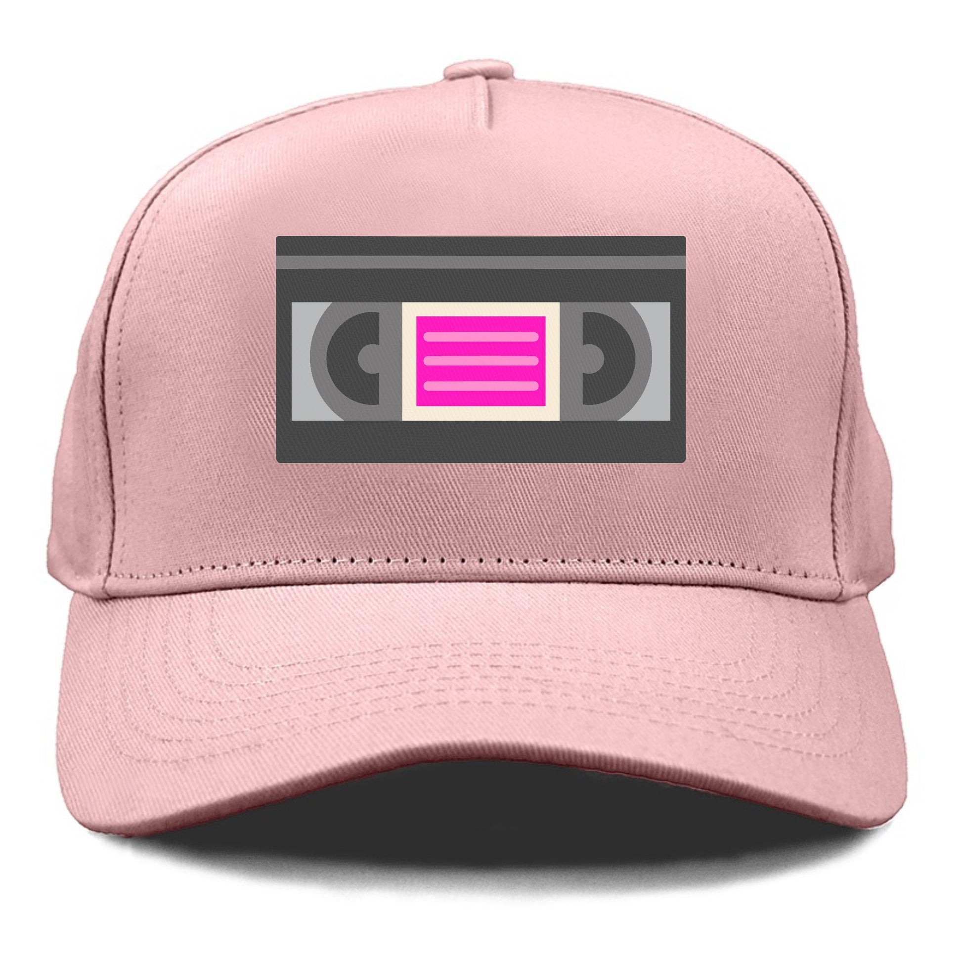 Retro 80s VHS Tape Pink Hat