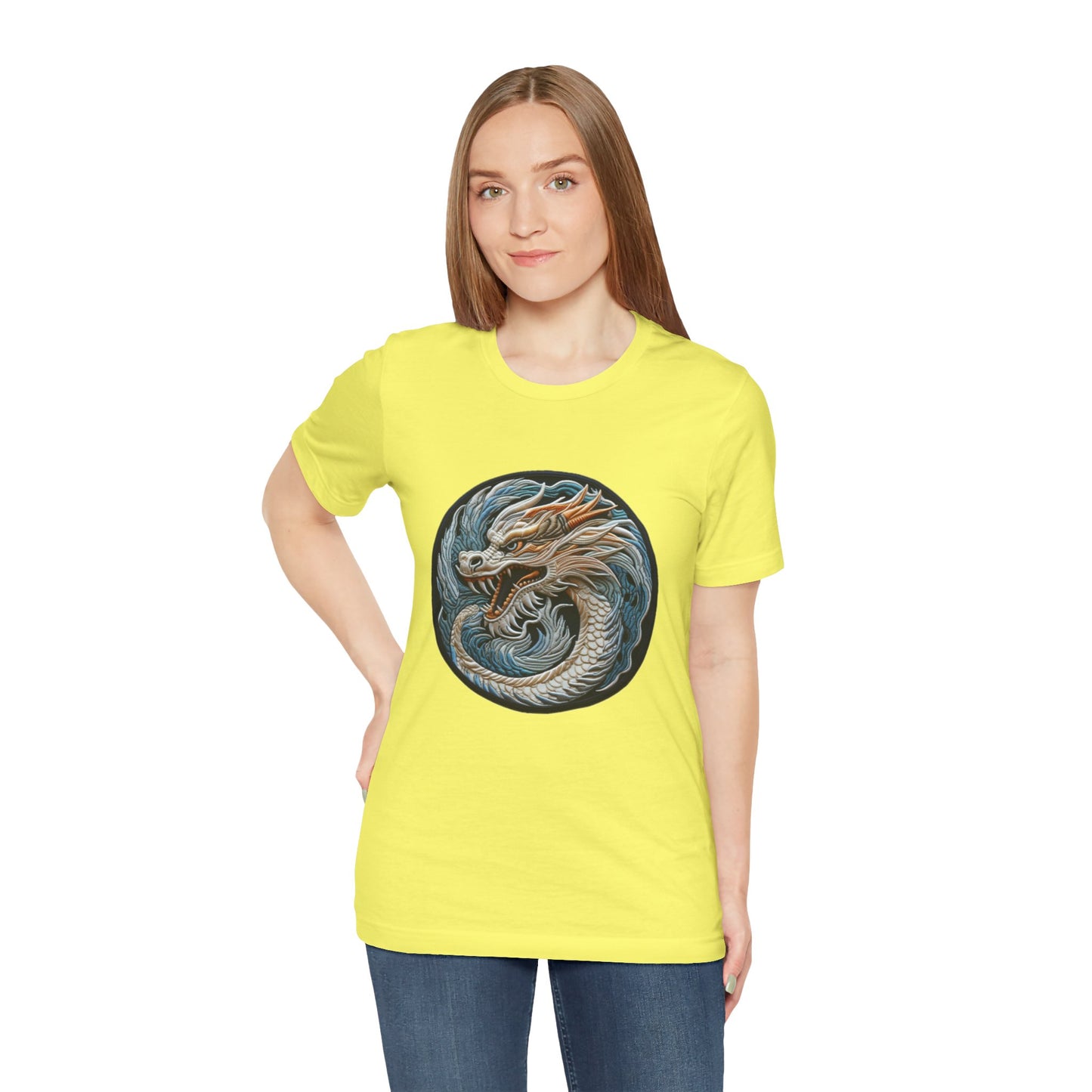 Camiseta de manga corta Dragon Zodiac Unisex Jersey