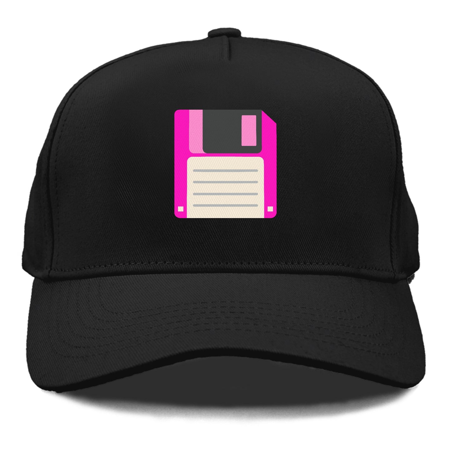 Retro 80s Floppy Disk Pink Hat