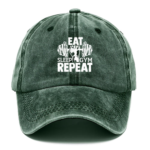 Eat Sleep Gym Repeat Classic Cap