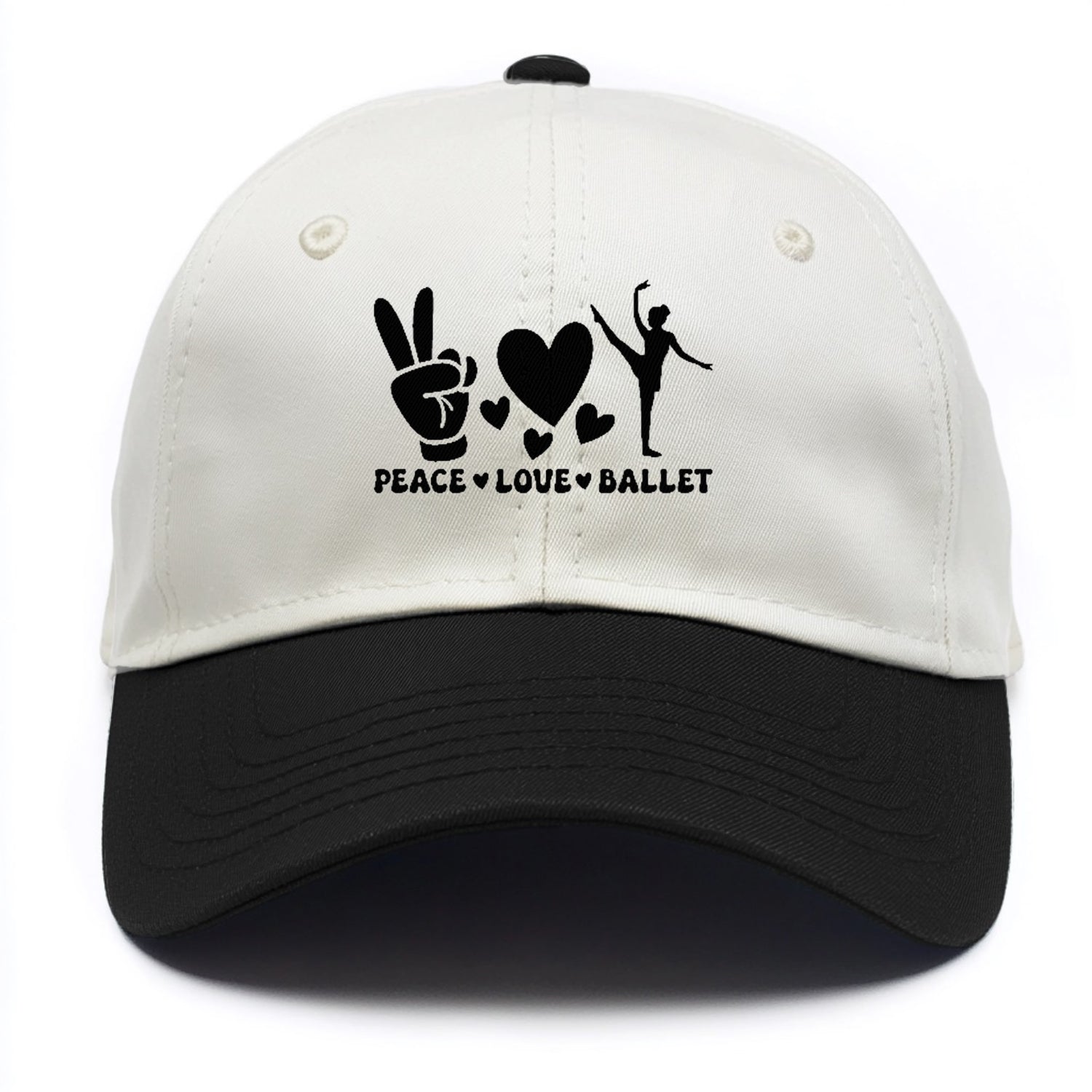 peace love ballet Hat