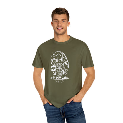 Chasing Adventure: Catch Me If You Can Fishing T-Shirt