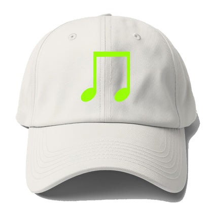 Retro 80s Music Note Green Hat