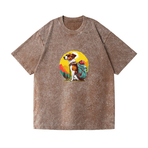 Adventure Pup Hiking Hero Vintage T-shirt