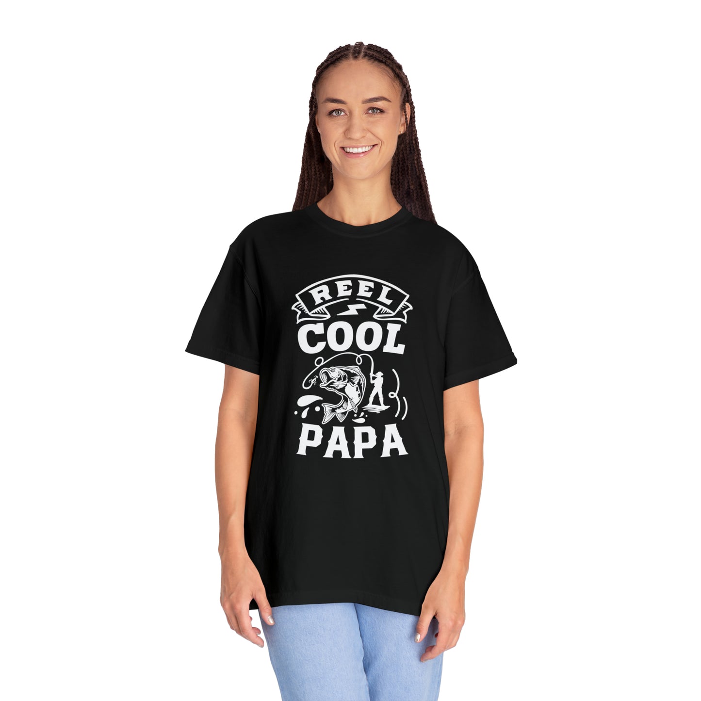 Reel Cool Papa: Fishing-Inspired Stylish T-Shirt for Dads