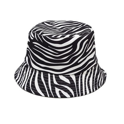 Pandaize Sombrero de cubo reversible con estampado unisex de doble cara 