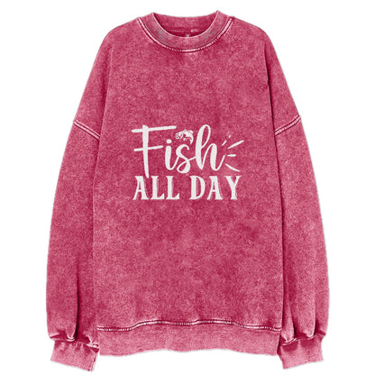 fish all day Hat