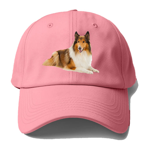 Rough Collie Baseball Cap For Big Heads