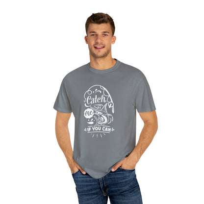 Chasing Adventure: Catch Me If You Can Fishing T-Shirt