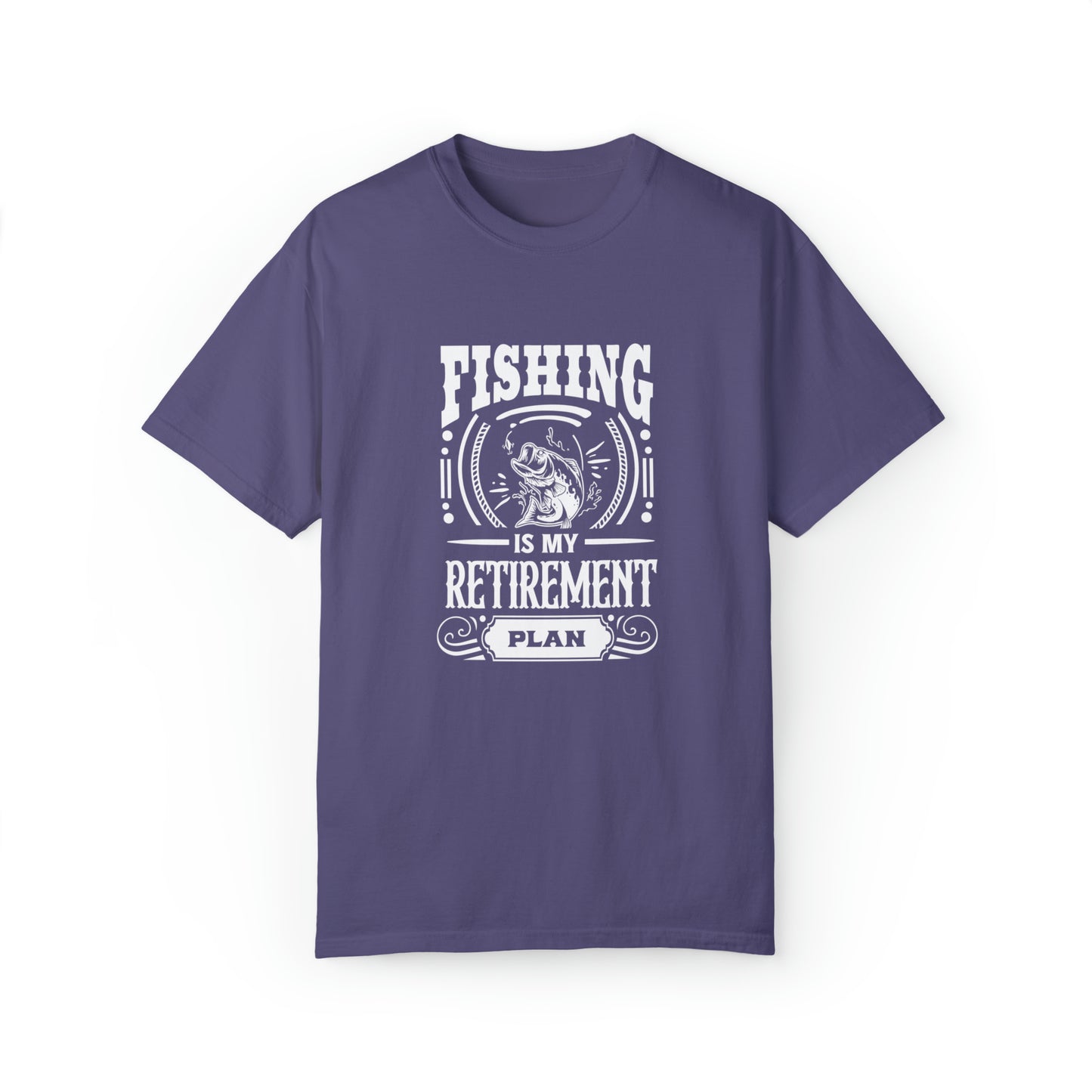 La pesca es mi plan de jubilación camiseta