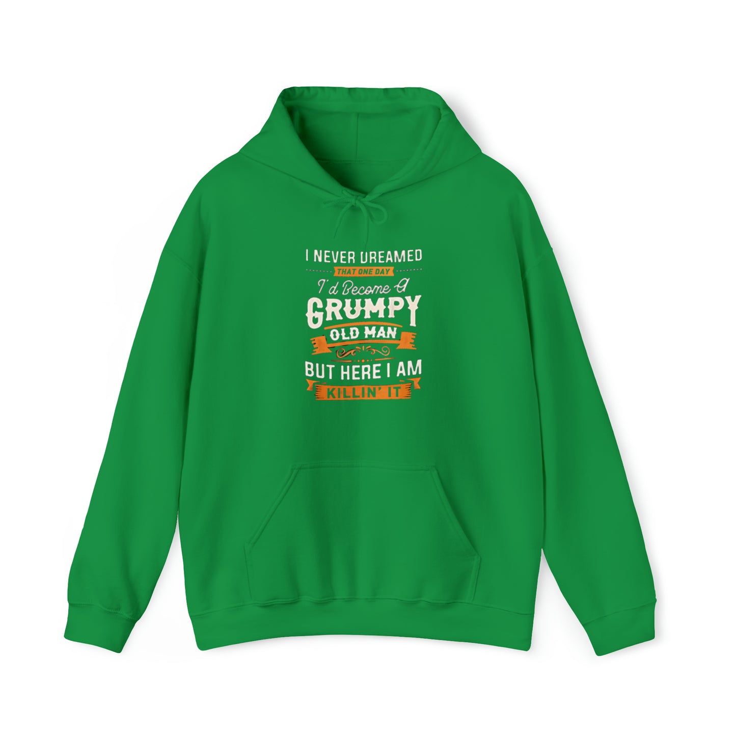 Grumpy and Proud: The Bold Hooded Sweatshirt for Seniors with Attitude