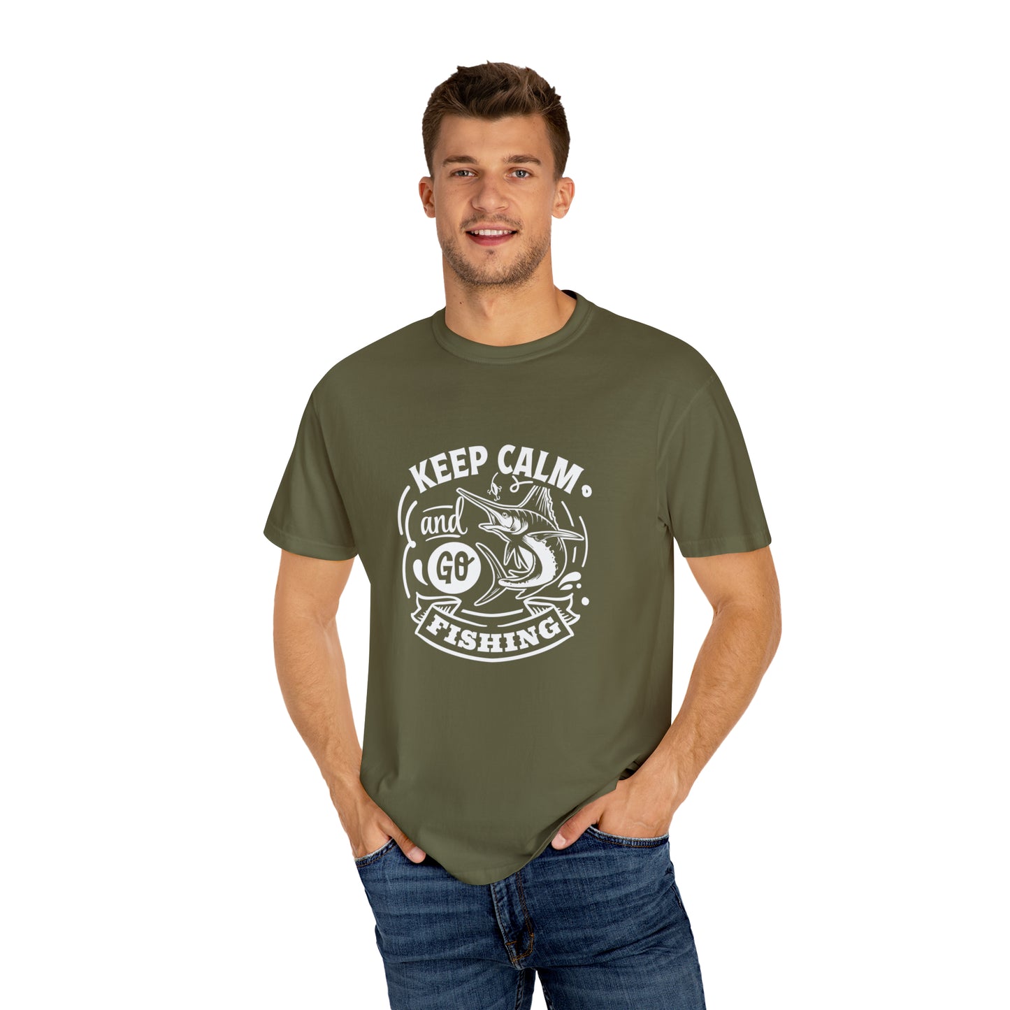 Stay Calm and Cast Your Line - Fishing T-Shirt