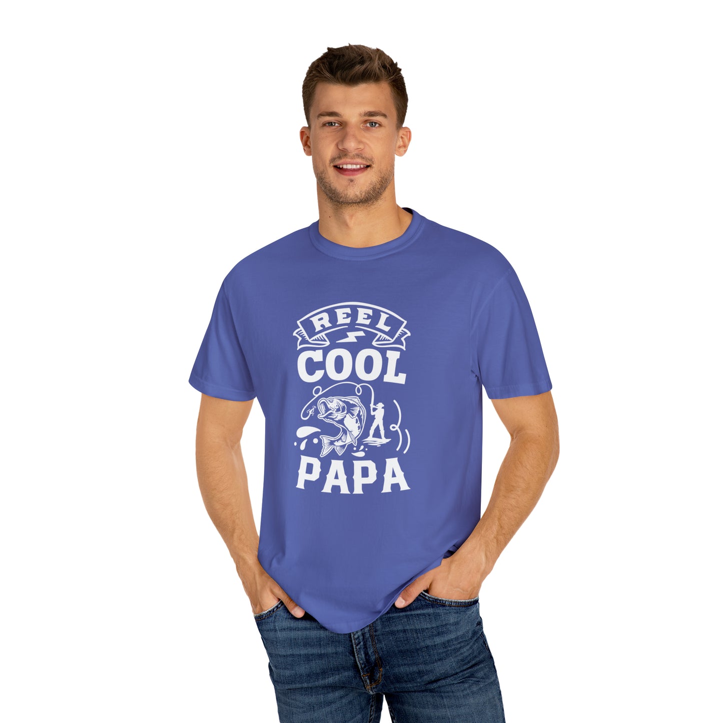 Reel Cool Papa: Fishing-Inspired Stylish T-Shirt for Dads