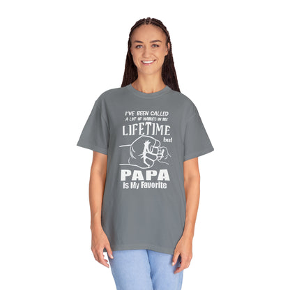 Cherished Title: The Papa T-Shirt for Grandfathers and Father Figures