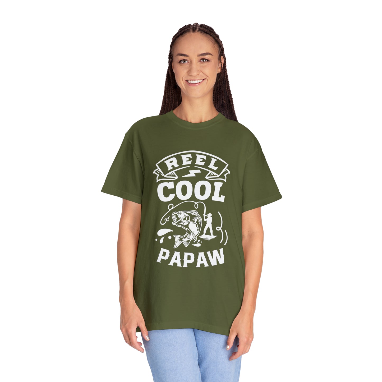 "Reel Cool Papaw: Embrace the Outdoors with Style" T-Shirt