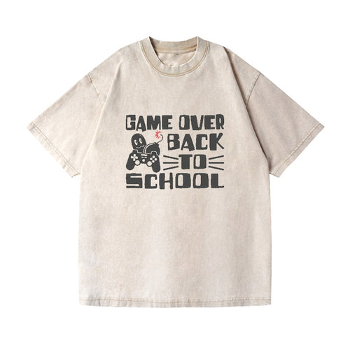 Game Over Back To School Vintage T-shirt