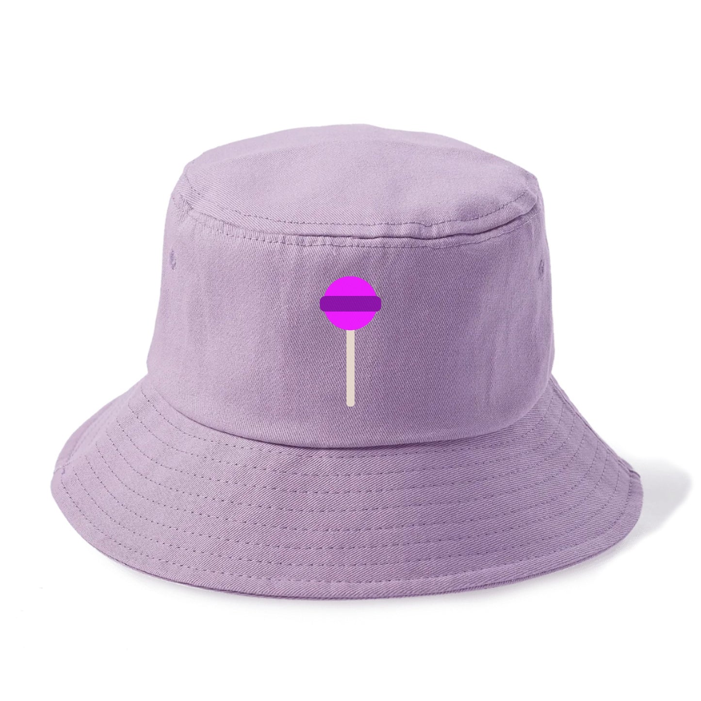 Retro 80s Lollipop Purple Hat