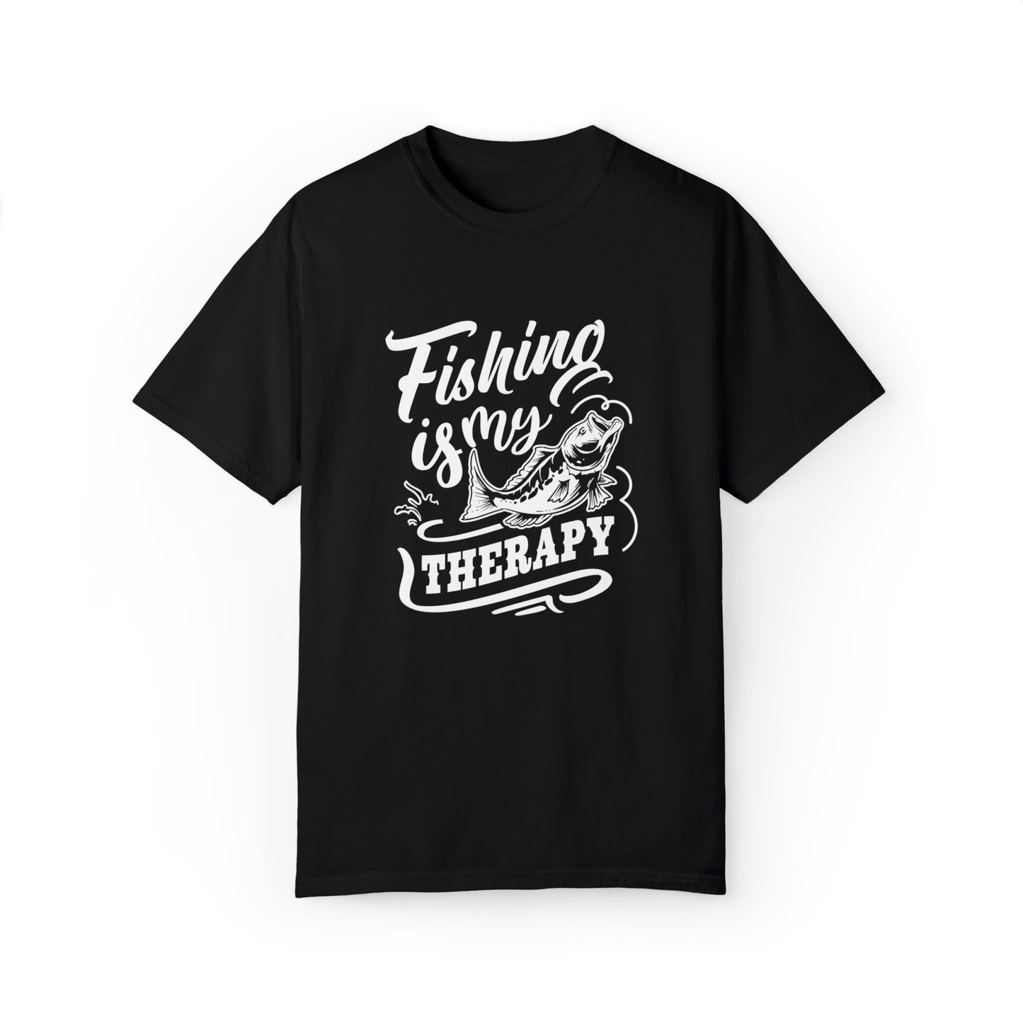 Revitalize Your Spirit with Every Cast: Fishing Therapy T-Shirt