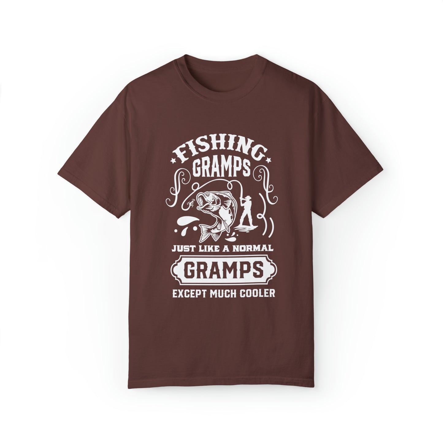 Cooler Than Average: Fishing Enthusiast Grandpa T-Shirt