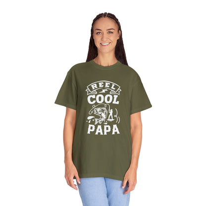 Reel Cool Papa: Fishing-Inspired Stylish T-Shirt for Dads