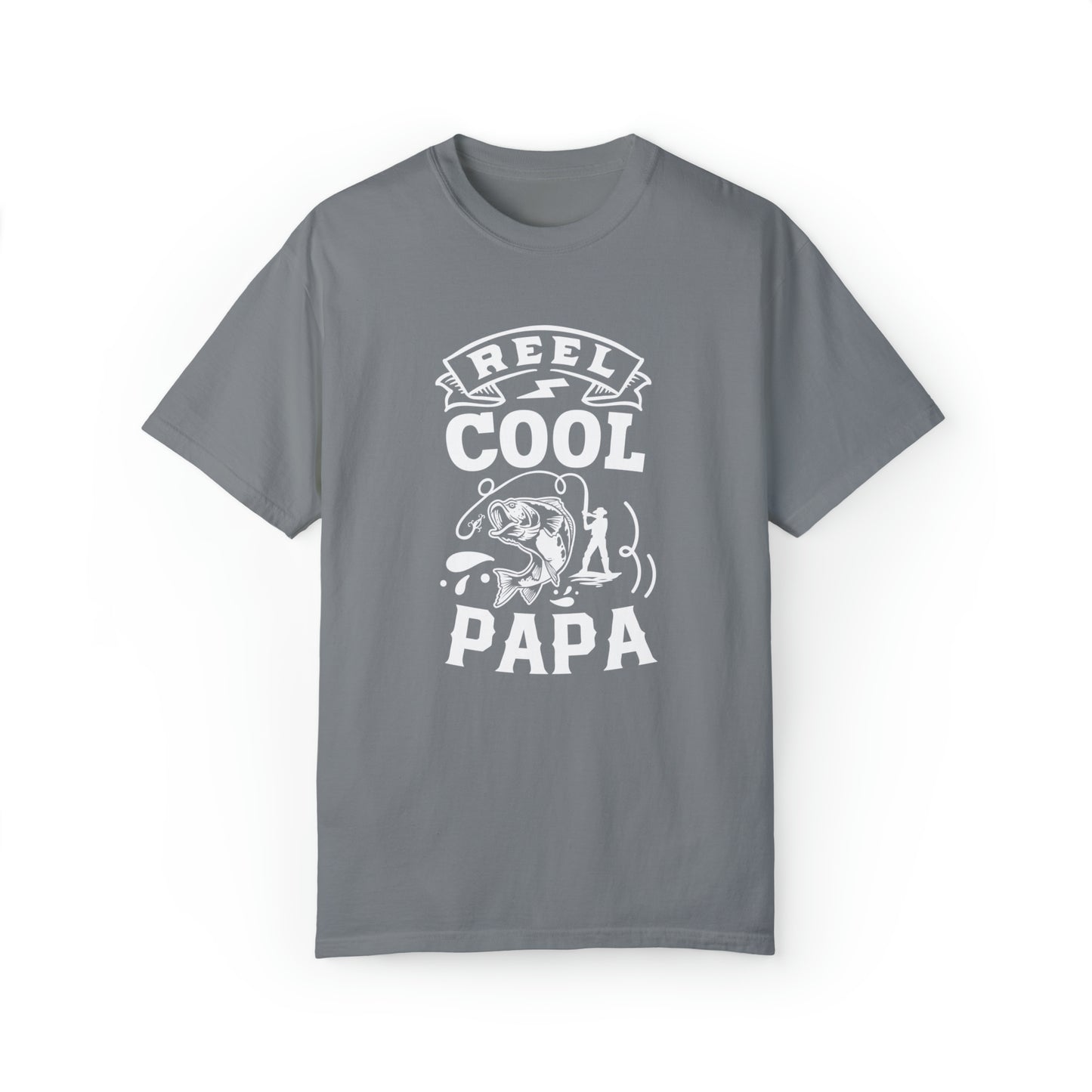 Reel Cool Papa: Fishing-Inspired Stylish T-Shirt for Dads