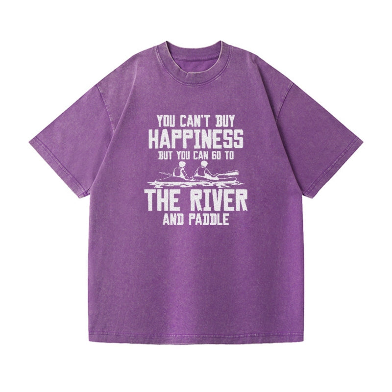 you can't buy happiness but you can go to the river and paddle Hat