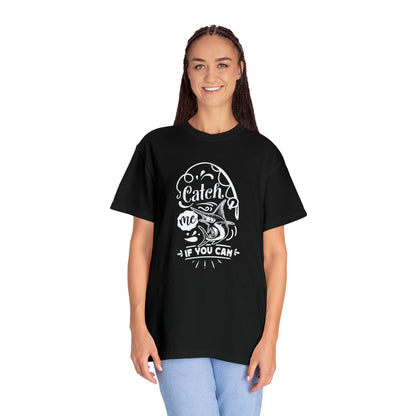 Chasing Adventure: Catch Me If You Can Fishing T-Shirt