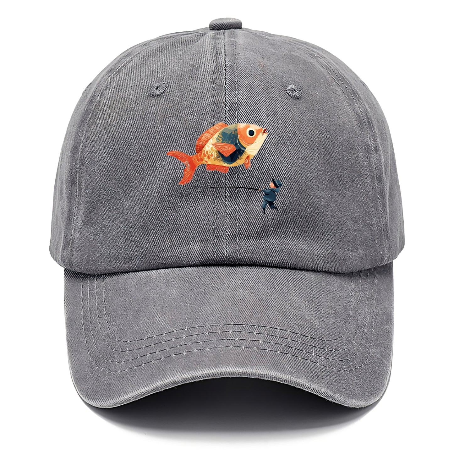 Big Catch  Man and Fish Hat