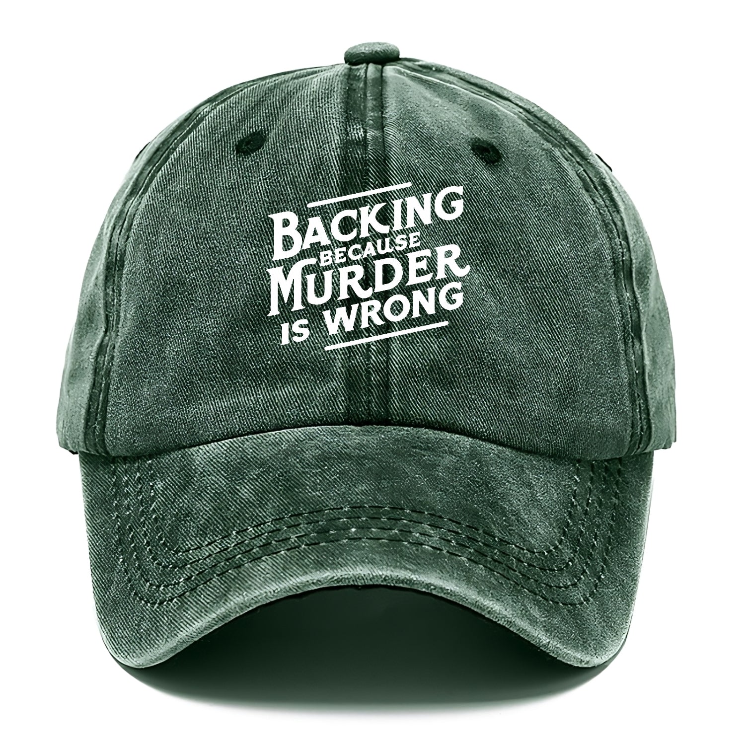 backing because murder is wrong Hat