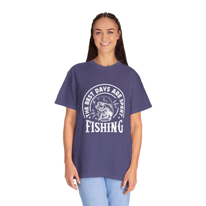 Reel in the Fun with Our Best Days are Spent Fishing T-Shirt!