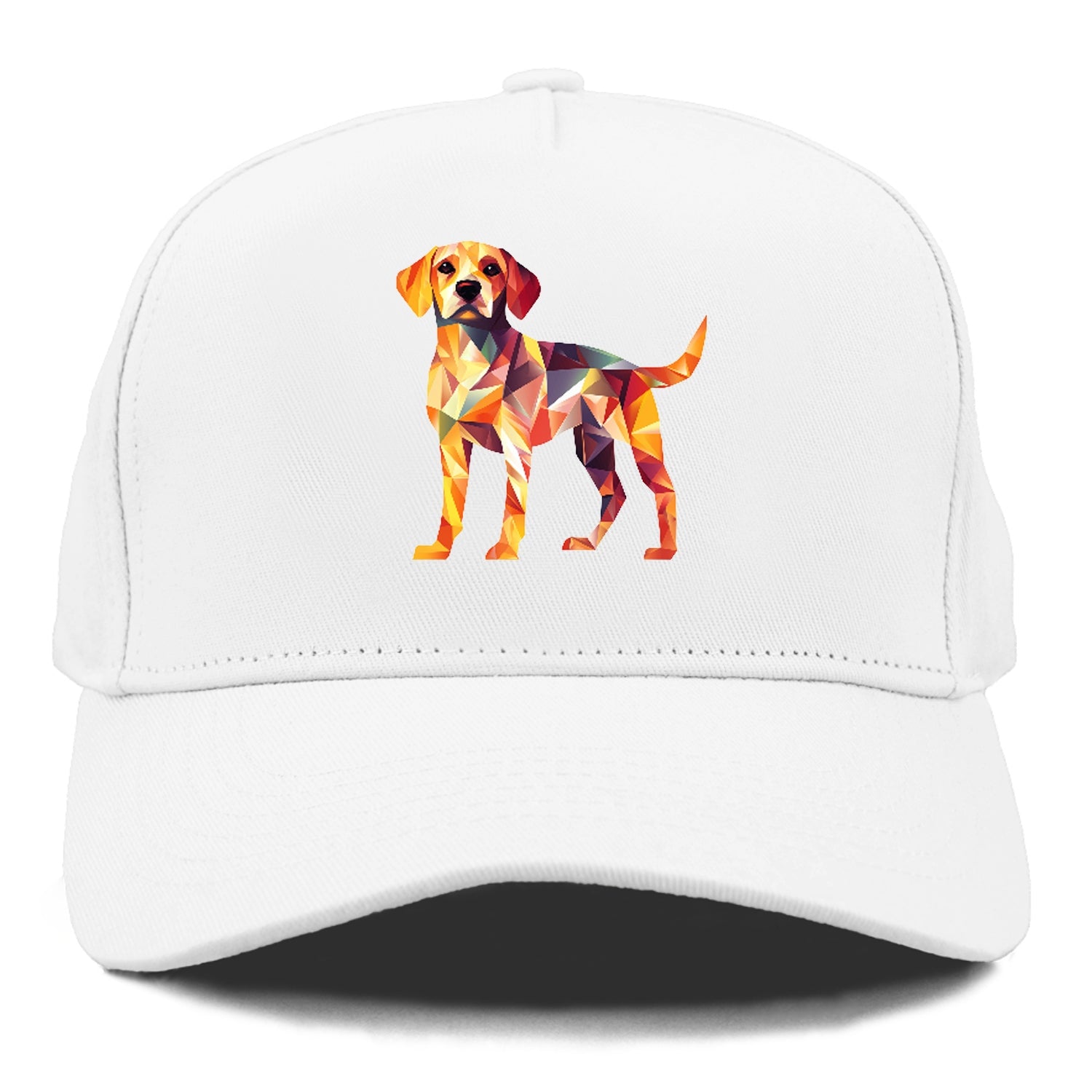 Geometric Dog Standing Hat