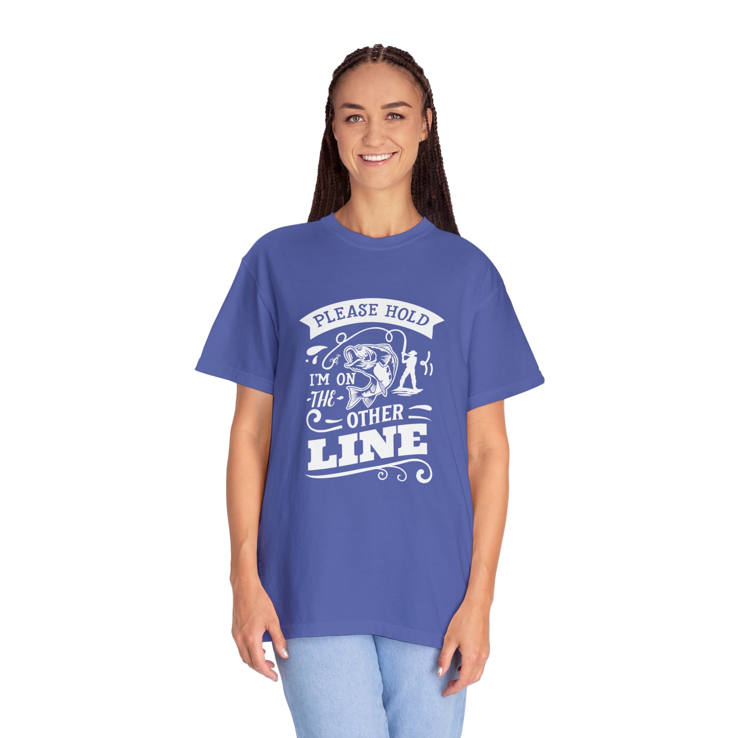 On the Line T-shirt: Please Hold, I'm on the Other Line
