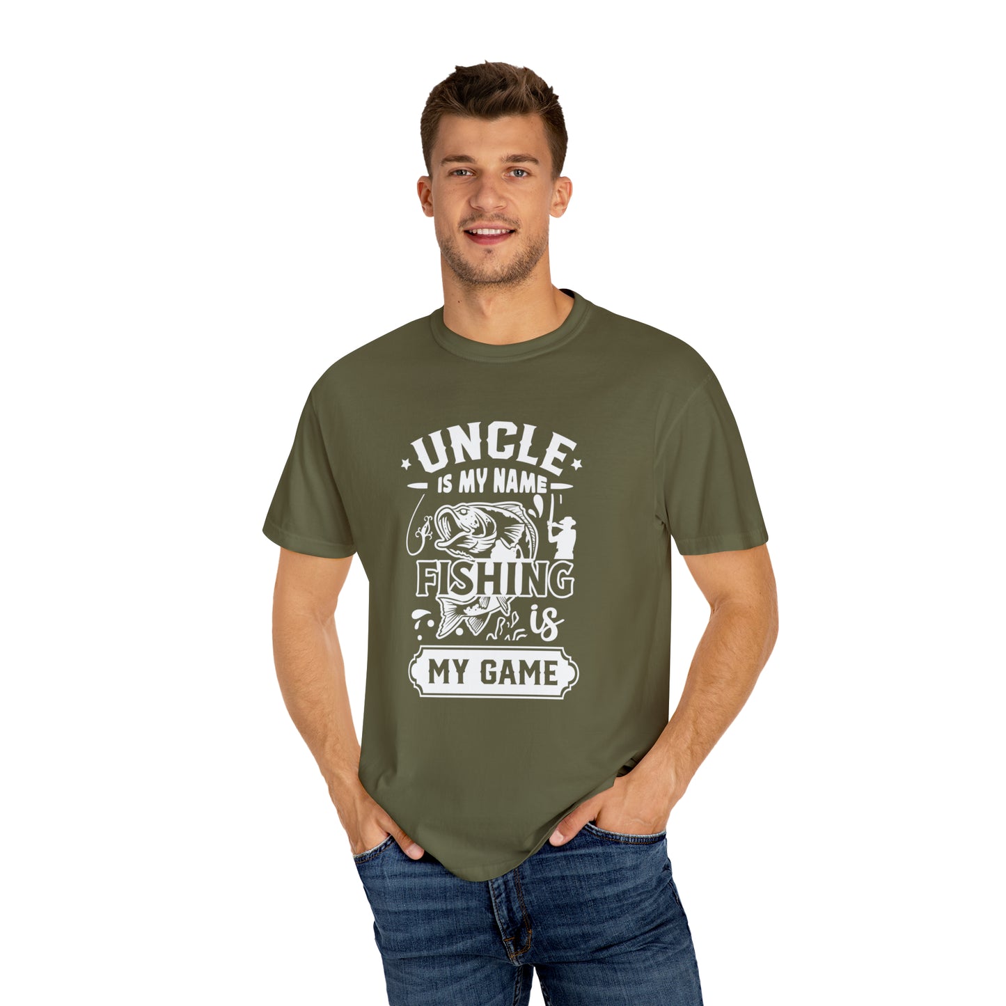 Embrace the Outdoors: 'Uncle' – More than a Title, It's a Lifestyle Fishing T-Shirt