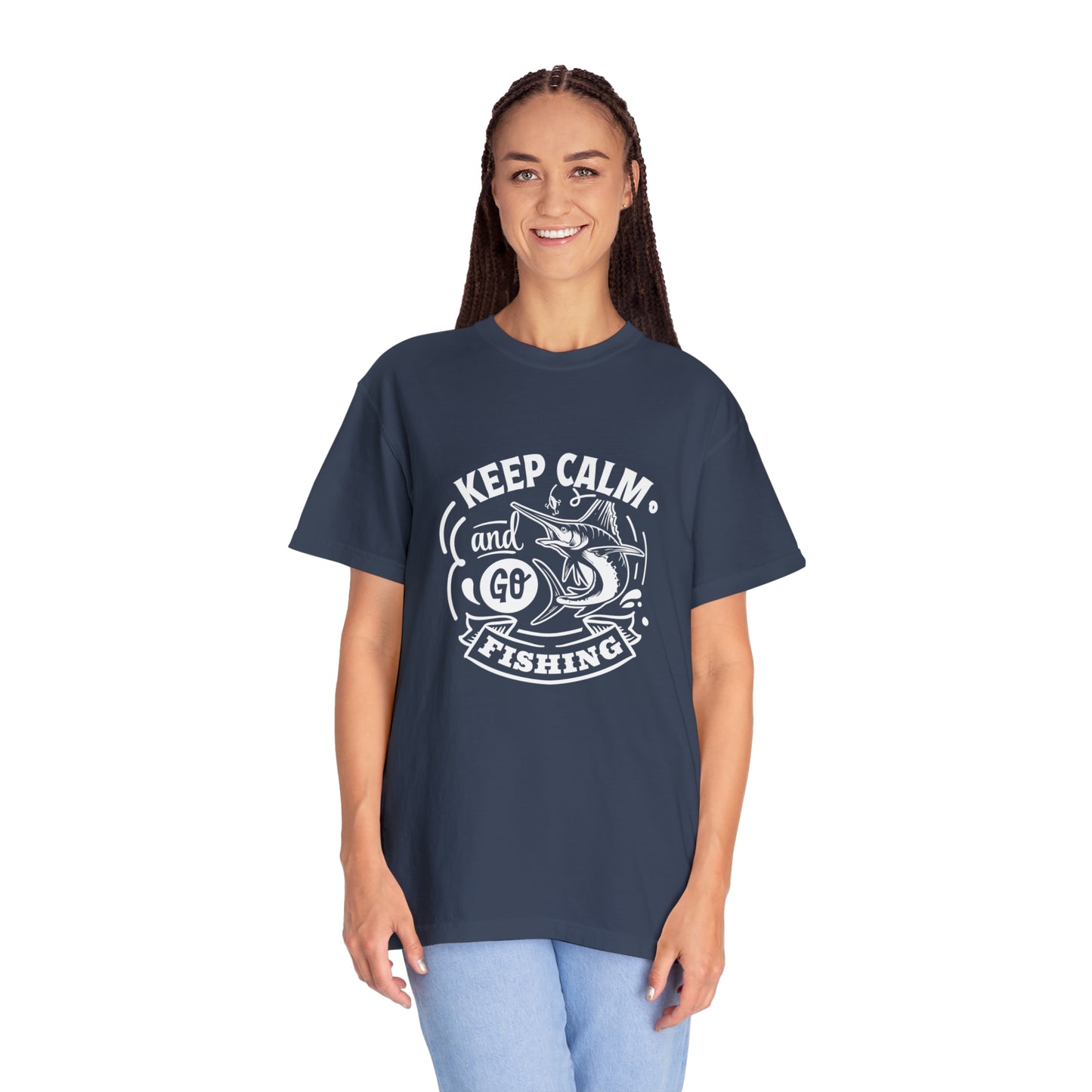 Stay Calm and Cast Your Line - Camiseta de pesca