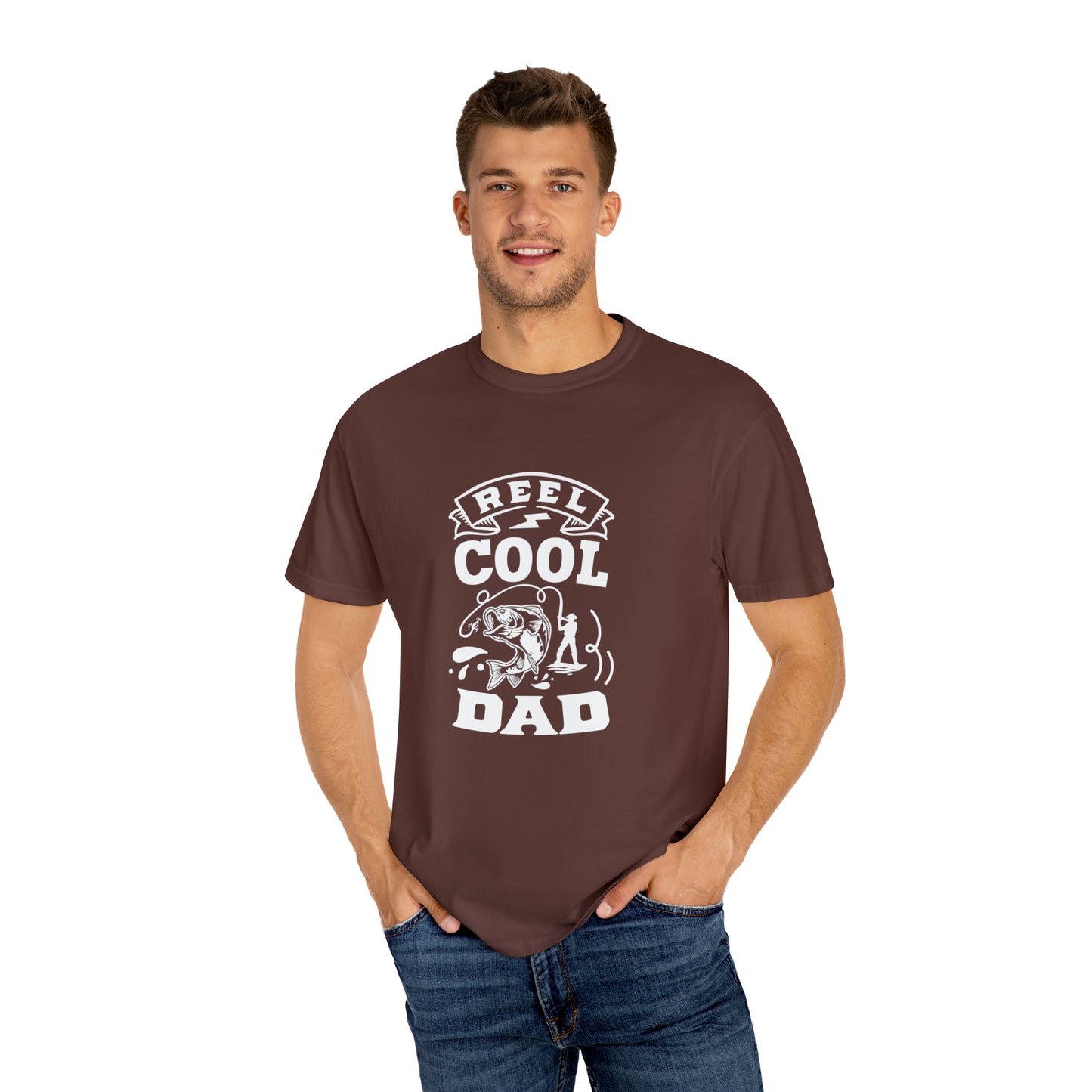 Reel Cool Dad camiseta blanca